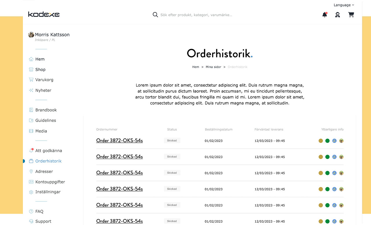 PIM Screenshot